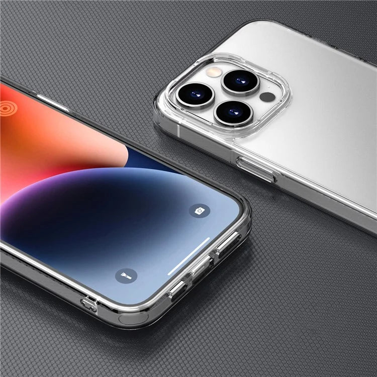 For iPhone 15 Pro Max TPU+PC Phone Case Anti-slip Matte Cover