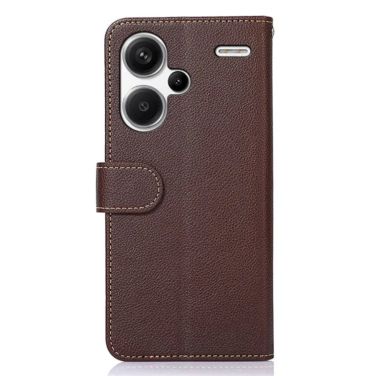 KHAZNEH For Xiaomi Redmi Note 13 Pro+ 5G RFID Blocking Cell Phone Cases Leather Cover
