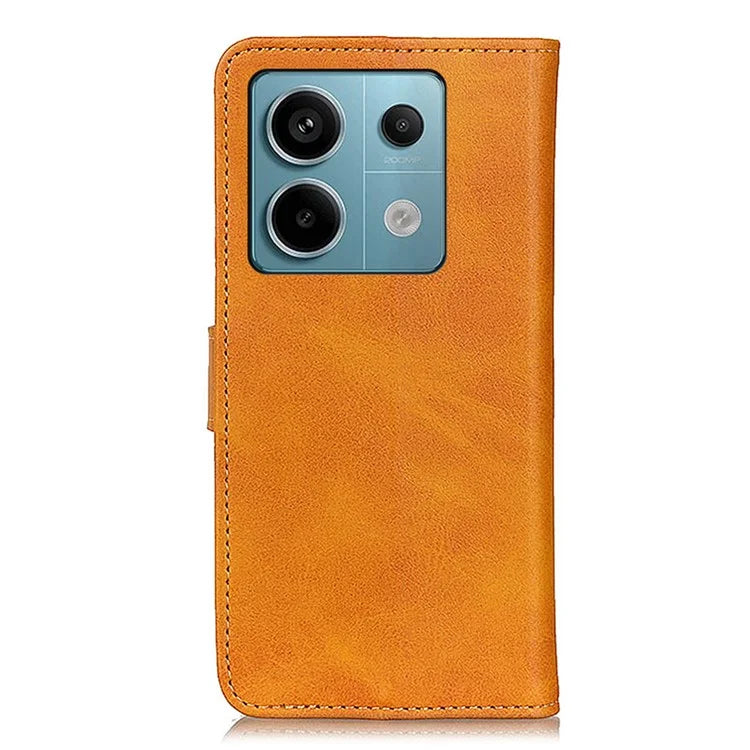 For Xiaomi Redmi Note 13 Pro 5G / Poco X6 5G Cell Phone Cases Cowhide Texture PU Leather Cover