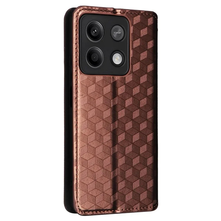 For Xiaomi Redmi Note 13 5G Cover Magnetic Closing Leather Wallet Cell Phone Case
