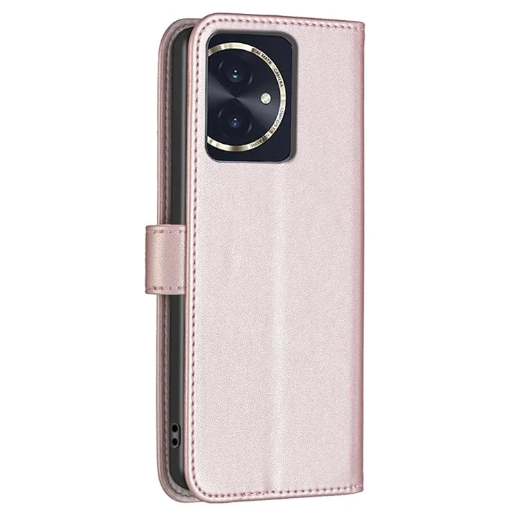 BINFEN COLOR BF17 For Honor 100 5G Cell Phone Case PU Leather Wallet Anti-drop Cover