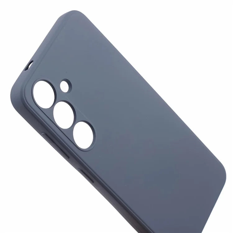 For Samsung Galaxy S24+ Soft Touch Case Fiber Lining TPU Rubberized Phone Cover
