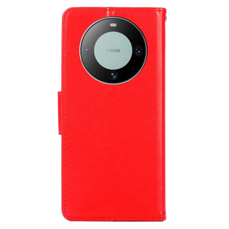 For Huawei Mate 60 Case Anti-scratch PU Leather Wallet Phone Cover