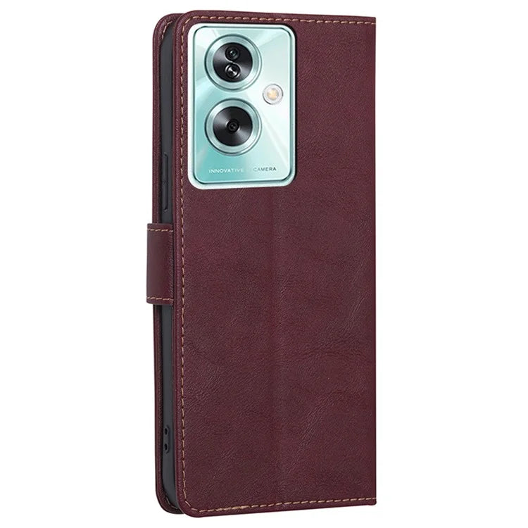 For Oppo A79 5G / A2 5G Case RFID Blocking Wallet Phone Stand Cover