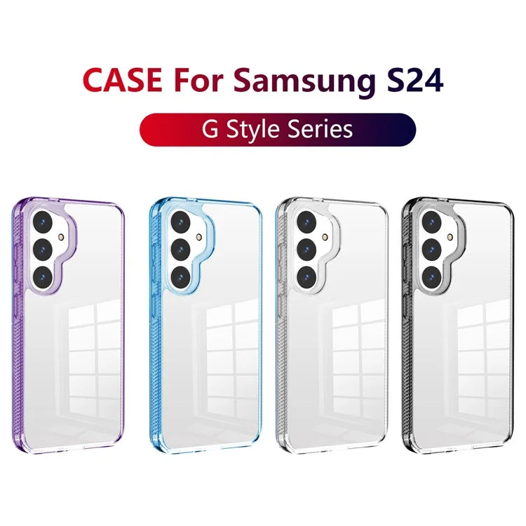 For Samsung Galaxy S24 Case G Style Series Anti-scratch Acrylic Phone Cover Protector
