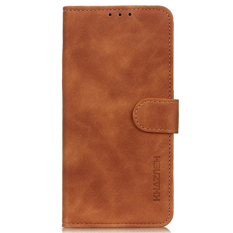 KHAZNEH For Xiaomi Redmi Note 13 5G Case Retro PU Leather Smart Phone Stand Cover