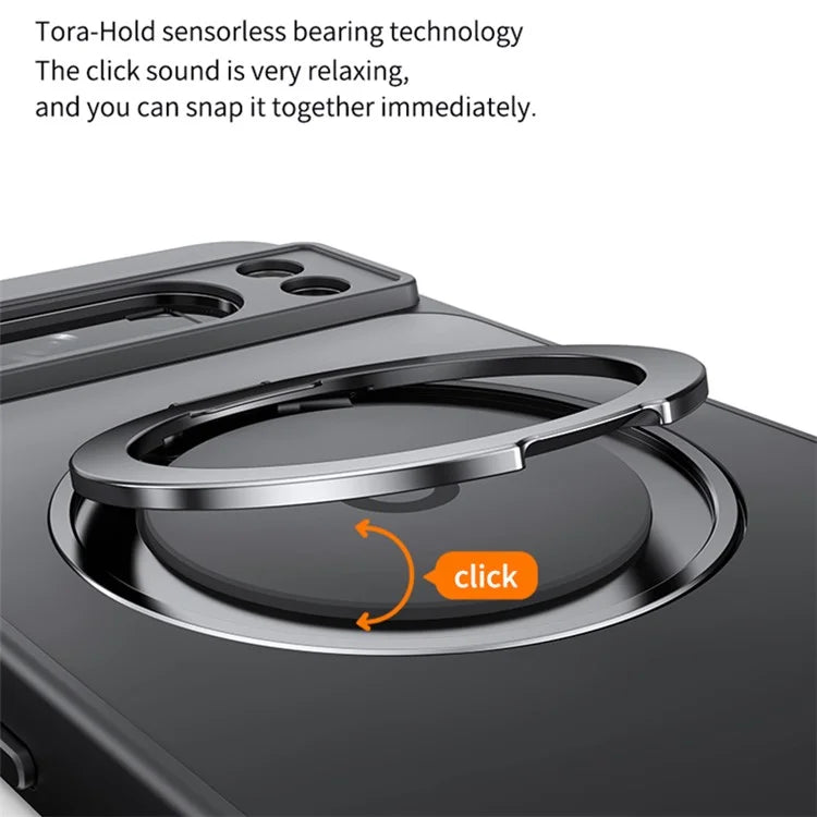 For Google Pixel 8 Pro Case Compatible with MagSafe Ring Kickstand TPU+Acrylic Back Cover