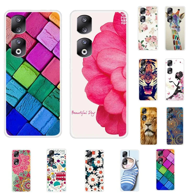 For Honor 90 Pro Phone Case Pattern Printing Shockproof TPU Mobile Phone Cover Case