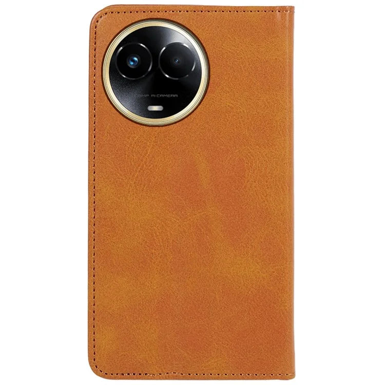 For Realme 11x 5G / 11 5G (Global) Case Slim-Fit PU Leather Mobile Phone Cover