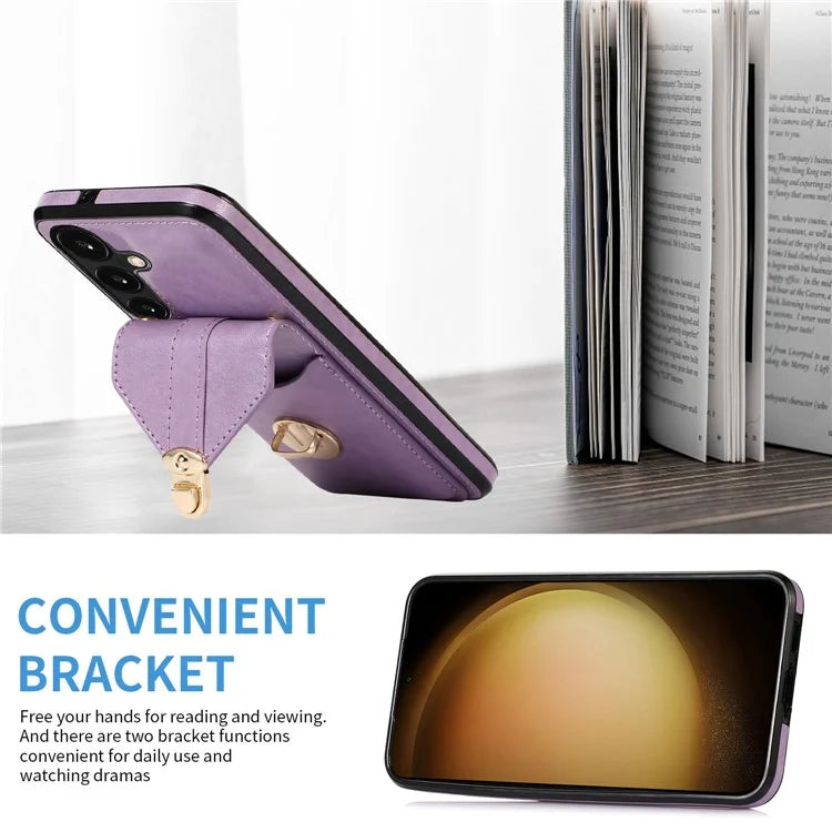 For Samsung Galaxy A05s 4G Case Card Holder Shockproof PU Leather Phone Cover