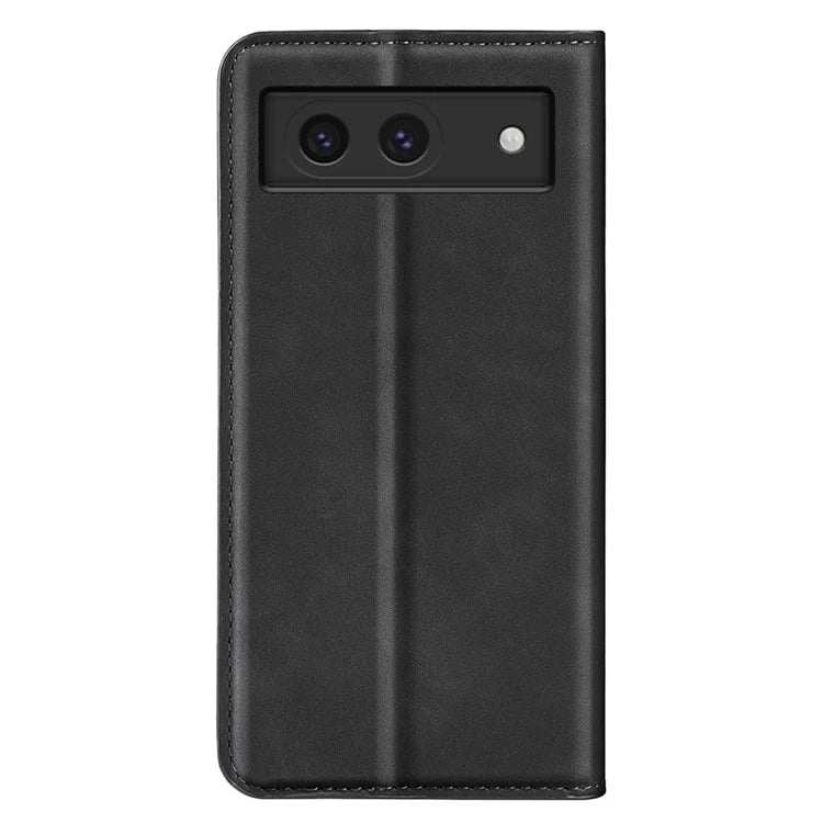 For Google Pixel 8a Case Shockproof Phone Case Skin-Touch PU Leather Flip Cover