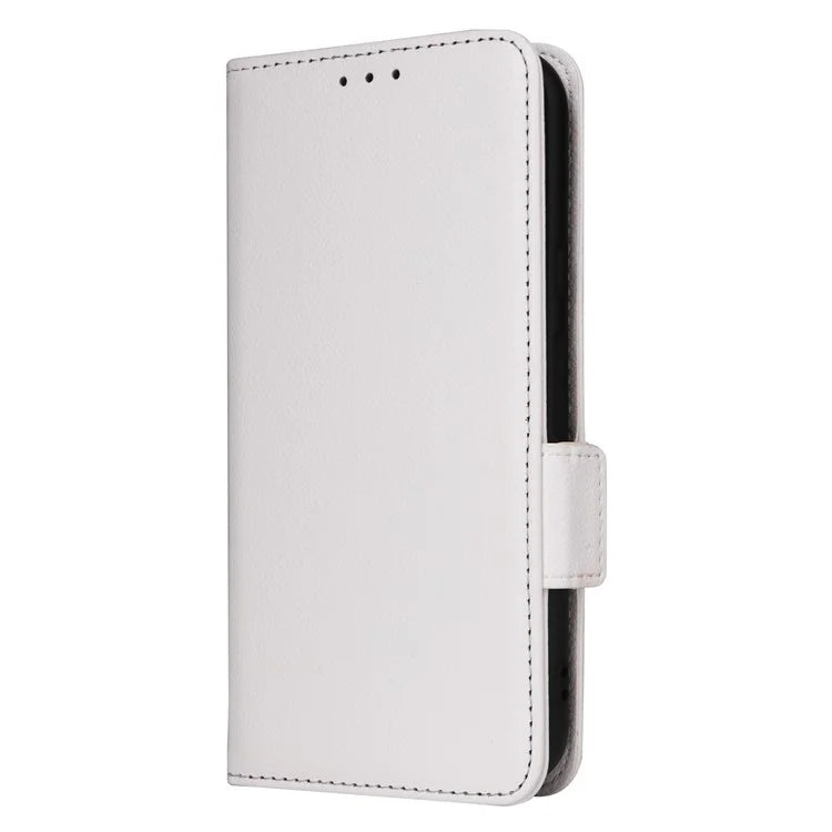 For Google Pixel 8a Case Shockproof Wallet Phone Case Litchi Texture PU Leather Flip Cover with Strap