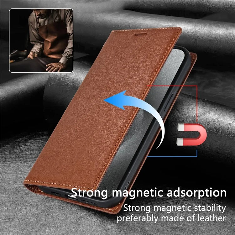BKS-001 For iPhone 15 Plus PU Leather Case Stand Card Holder Phone Cover