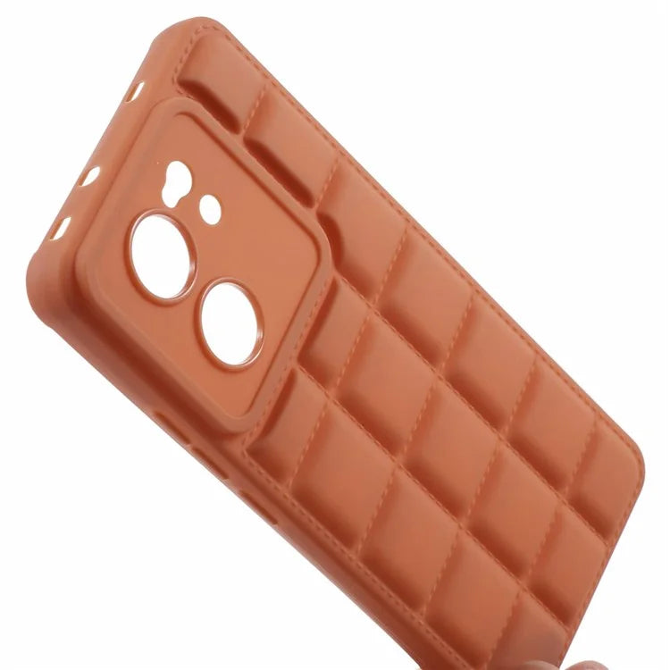For Xiaomi 13T / 13T Pro / Redmi K60 Ultra Cell Phone Cases Grid Down Jacket Texture TPU Protector Shell