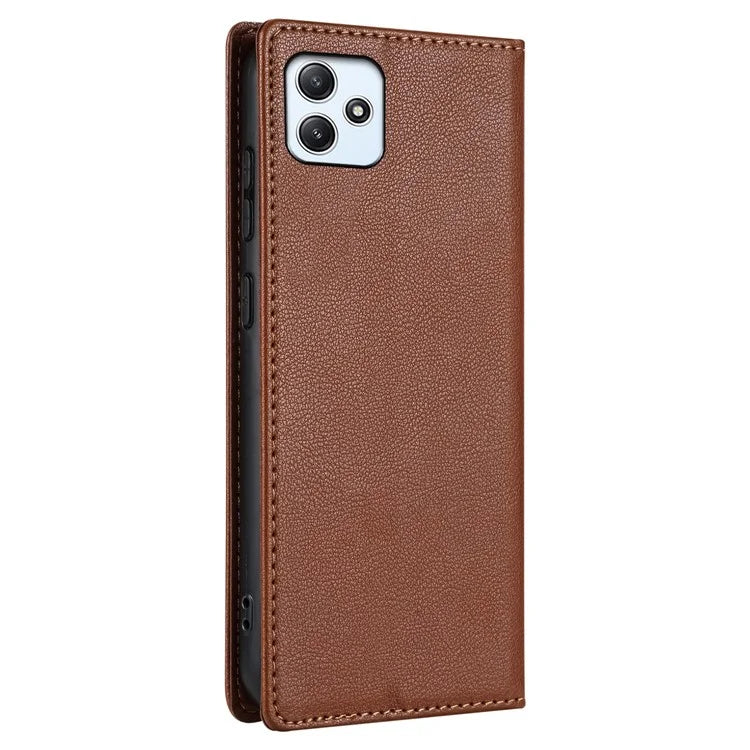 BKS-001 For Xiaomi Redmi 12 4G / 12 5G (Global) / Poco M6 Pro 5G Case Magnetic Leather Flip Cover