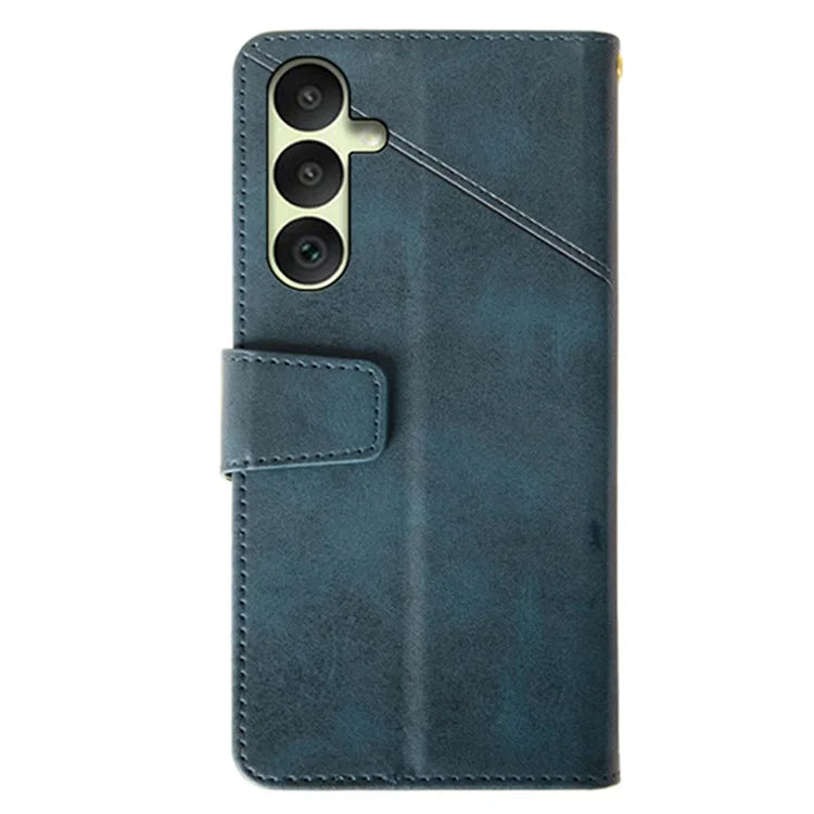 IDEWEI For Samsung Galaxy A35 5G Case Classic Calf PU Case Wallet Phone Cover