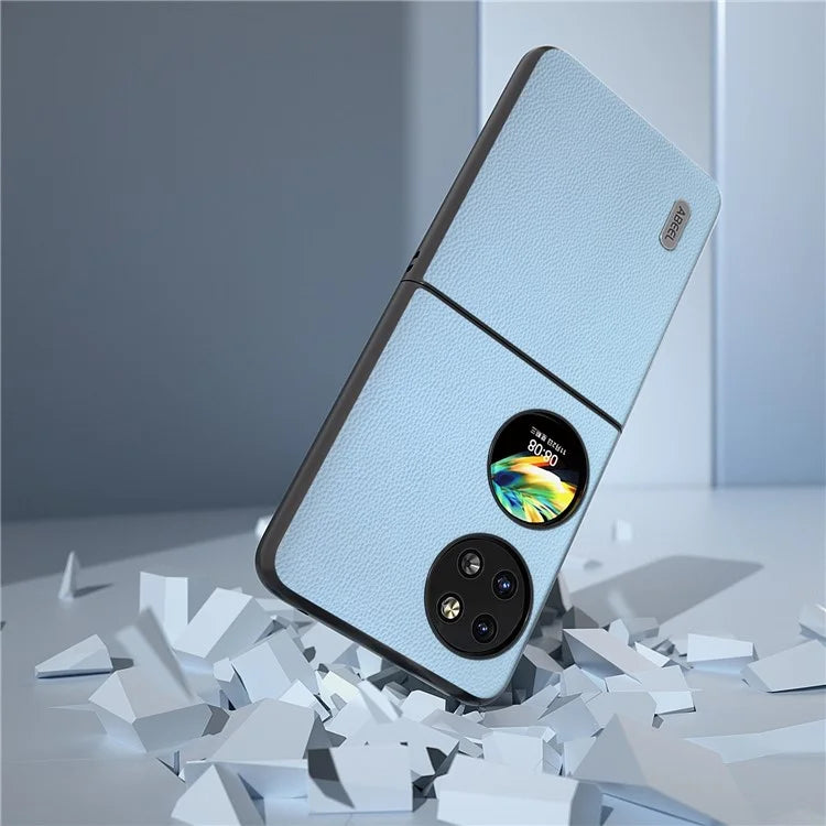 ABEEL For Huawei Pocket 2 Genuine Cow Leather Classy Phone Protective Case