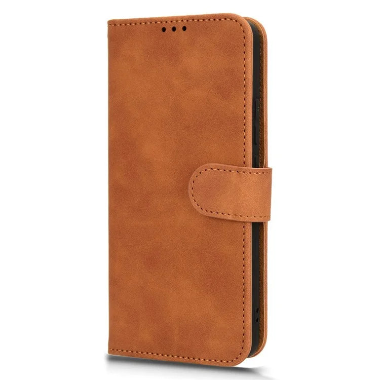 For Xiaomi Redmi K70E 5G / Poco X6 Pro 5G Cover Soft-Touch TPU+PU Leather Anti-fall Phone Wallet Case