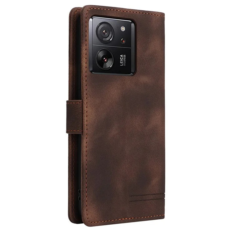 007 Series For Xiaomi 13T / 13T Pro / Redmi K60 Ultra Case Skin-touch Leather Phone Protector