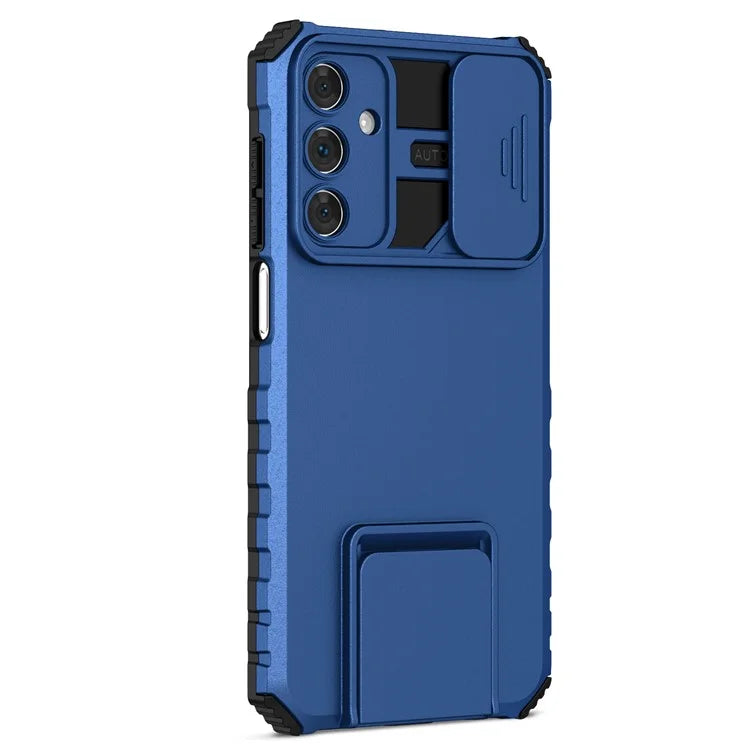 For Samsung Galaxy A15 5G Phone Case Slide Lens Protection Kickstand