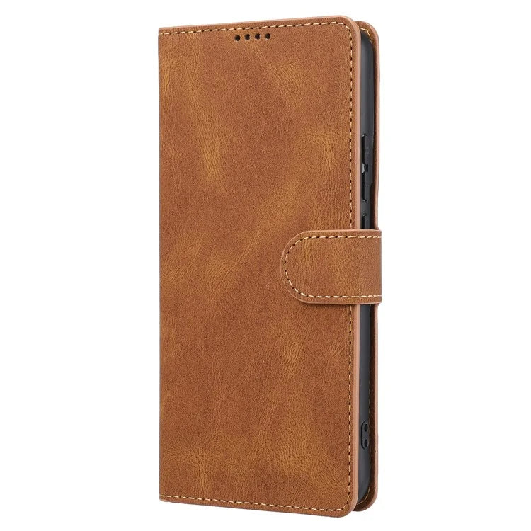 For Samsung Galaxy S24+ Leather Case Wallet Stand Classic Phone Cover