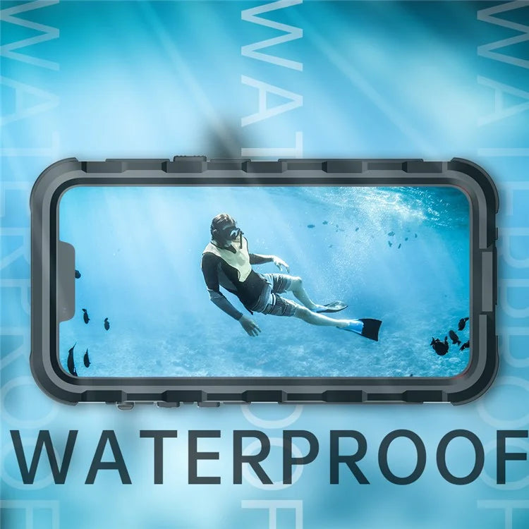 SHELLBOX M Series for iPhone 13 Pro Max 6.7 inch Metal Waterproof Case IP68 Diving Phone Case