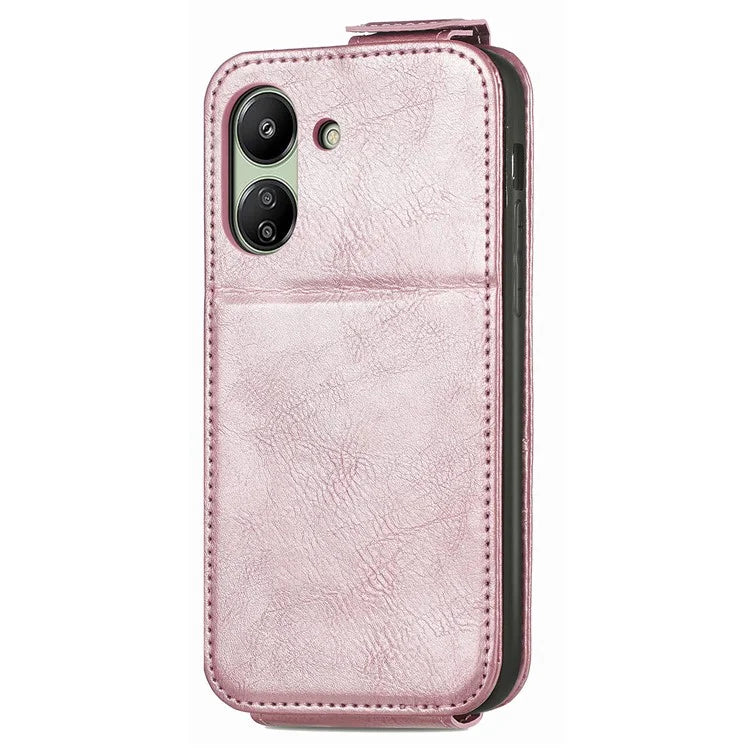 For Xiaomi Redmi 13C 4G / Poco C65 4G Leather Case Phone Wallet Cover Vertical Flip