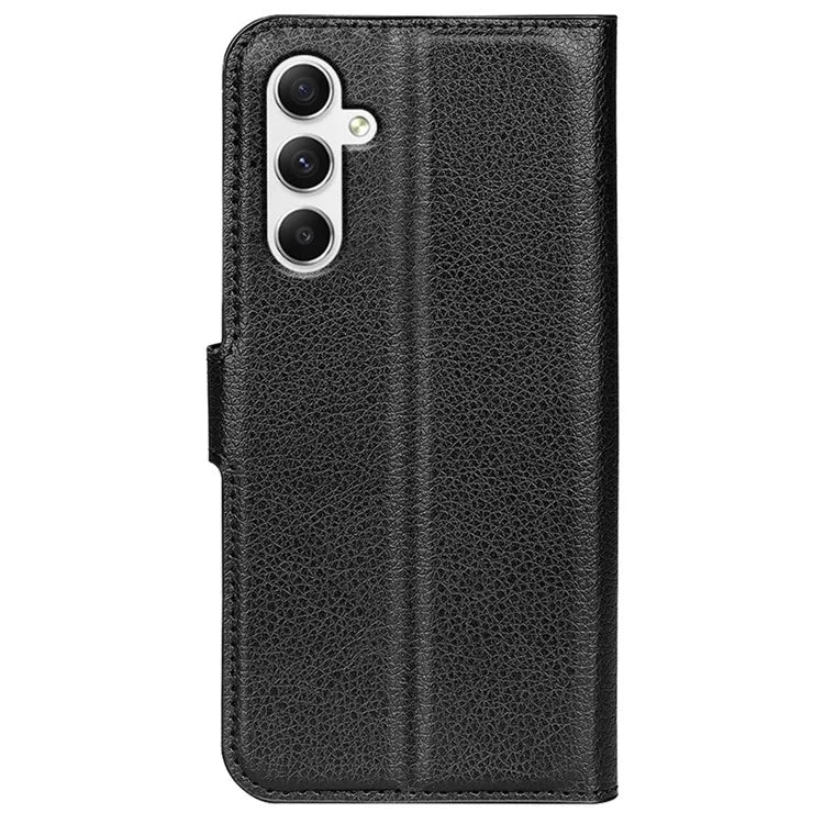 For Samsung Galaxy A35 5G Litchi Texture Wallet Case PU Leather Phone Stand Cover