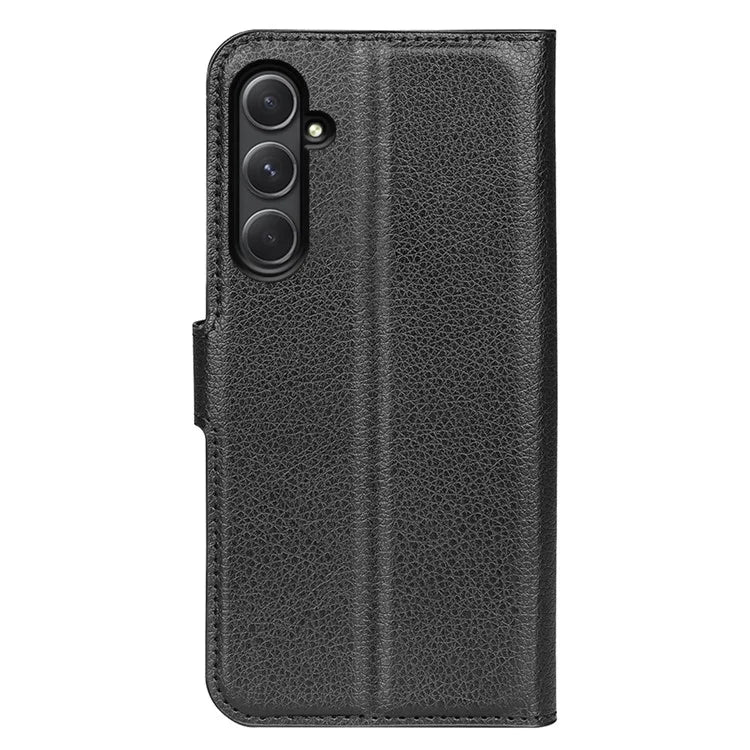 For Samsung Galaxy A55 5G Leather Litchi Texture Case Flip Wallet Phone Cover