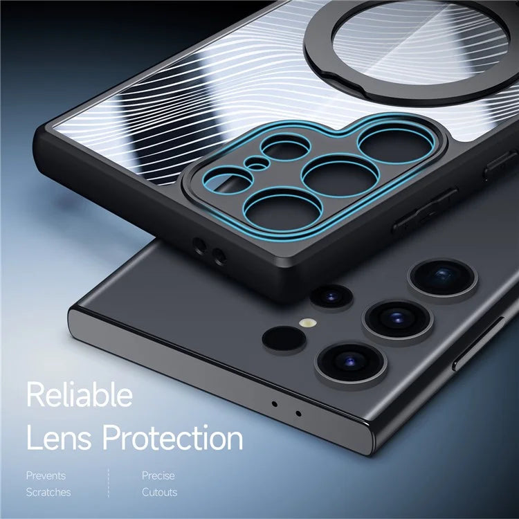 DUX DUCIS Aimo Series for Samsung Galaxy S24 Ultra Magnetic Phone Case Protective Cover Kickstand (REACH Certification)