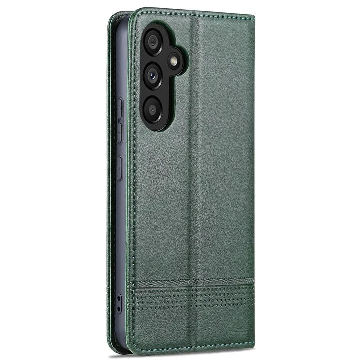 AZNS For Samsung Galaxy A55 5G PU Leather Case Magnetic Phone Cover Wallet
