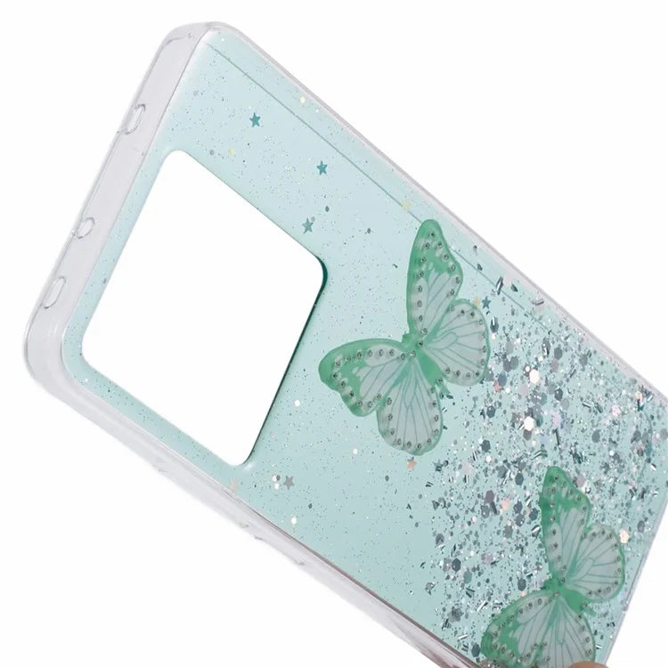 AW Series For Xiaomi 13T / 13T Pro / Redmi K60 Ultra Phone Case Epoxy Butterfly Cover