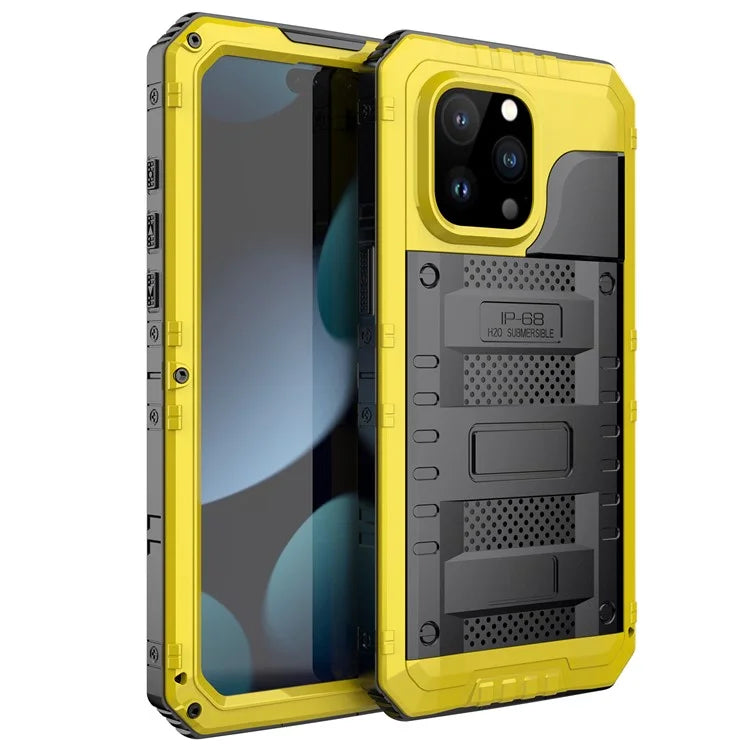 IP68 Waterproof Phone Case for iPhone 15 Pro PC+Silicone Cover with Screen Protector