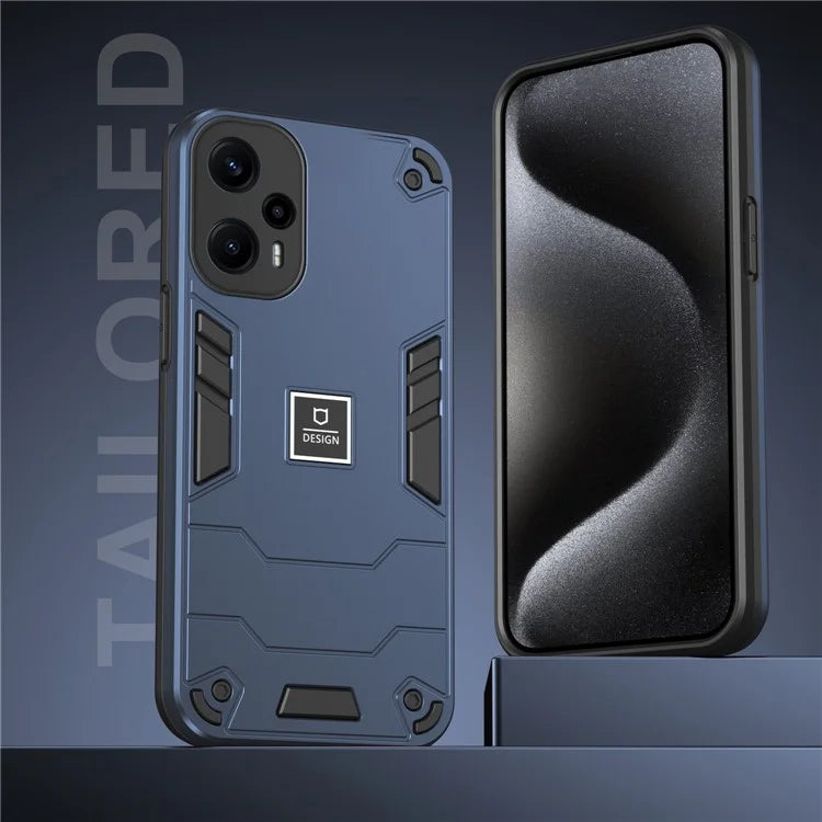 For Xiaomi Poco F5 5G / Redmi Note 12 Turbo Case Drop Protection PC+TPU Phone Cover
