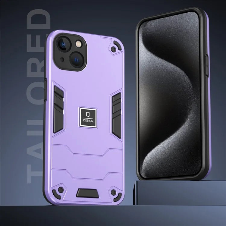 Case for iPhone 13 Hard PC Back Soft TPU Bumper Protective Phone Cover
