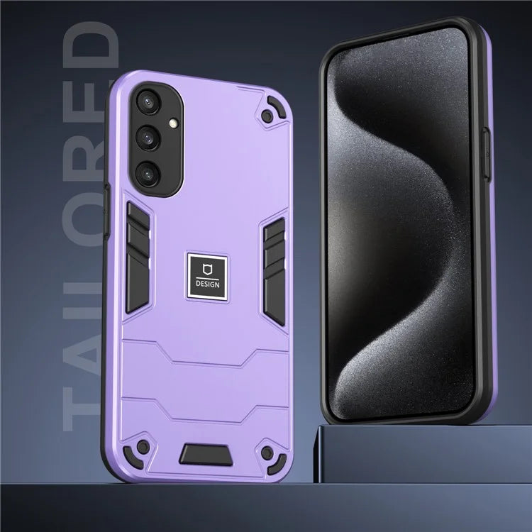 For Samsung Galaxy S24+ Phone Case Dual Layer Hard PC Soft TPU Protective Cover
