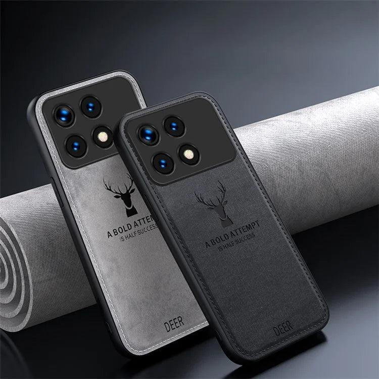 For Xiaomi Redmi K70E 5G / Poco X6 Pro 5G Protective Cover Deer Pattern Drop Proof Protection Phone Case