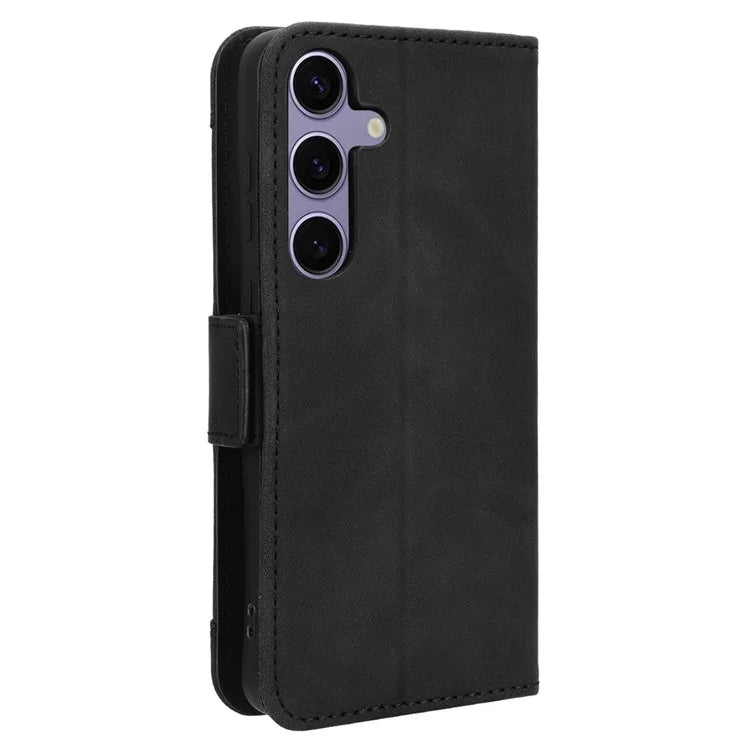 For Samsung Galaxy S24 Leather Phone Case Stand Multiple Card Slots