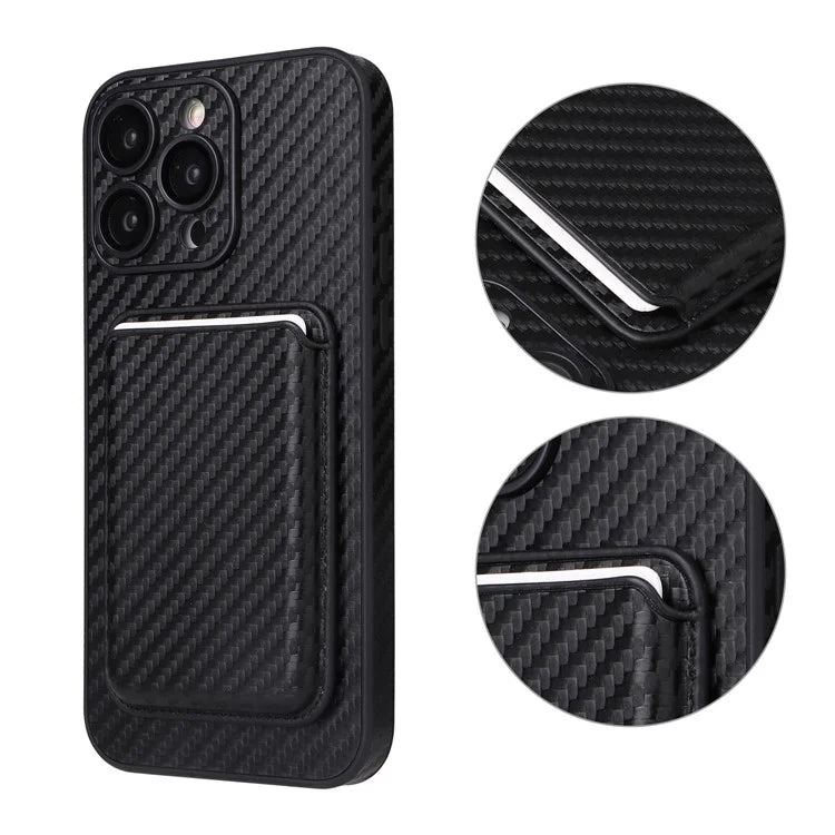 For iPhone 15 Pro Max Phone Case Compatible with MagSafe Detachable Card Holder