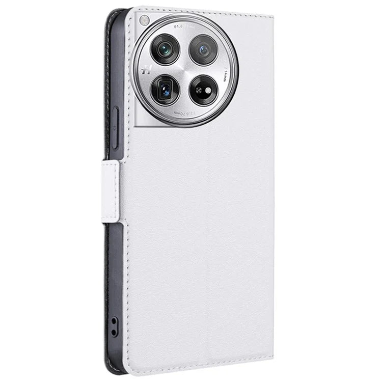 PU Leather Phone Case for OnePlus 12 5G Card Slots Cell Phone Cover Drop Protection Shell