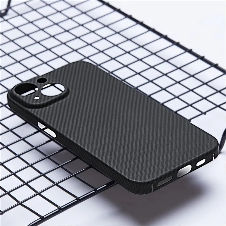 Aramid Fiber Cover for iPhone 13 Case 600D Fine Texture Shell Compatible with MagSafe (Precise Lens Hole)