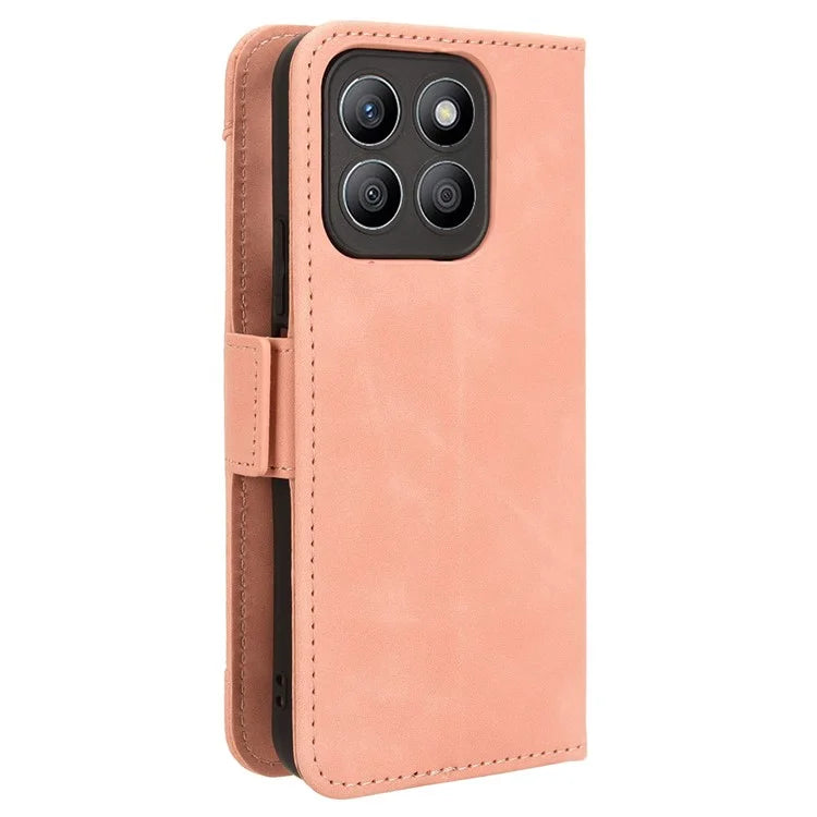 For Honor X8b 4G PU Leather Phone Case Stand Mobile Cover with Multiple Card Slots
