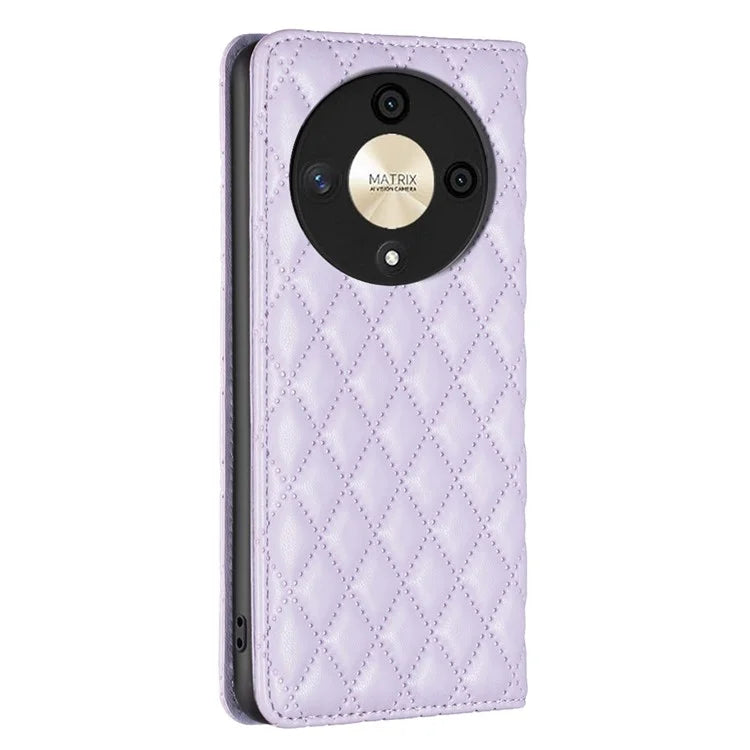 BINFEN COLOR BF Style-16 For Honor X9b 5G / Magic6 Lite 5G Leather Case Card Slot Stand Phone Cover