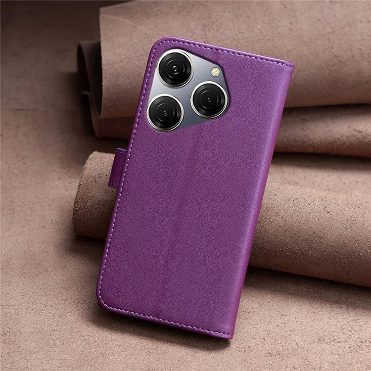 BINFEN COLOR BF17 For Transsion Tecno Spark 20 Pro PU Leather Case Phone Wallet Cover
