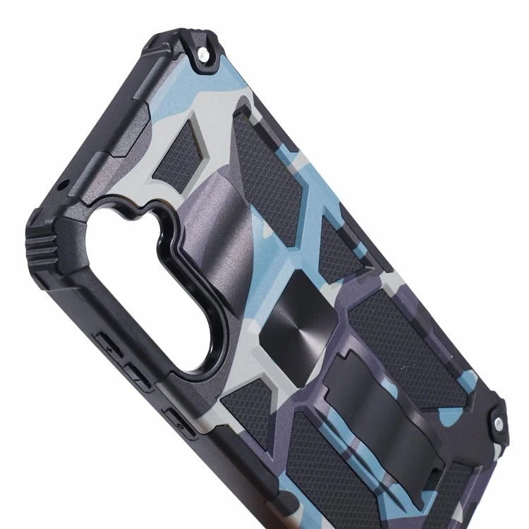 For Samsung Galaxy A35 5G Kickstand Cover Camouflage Pattern Armor Phone Case