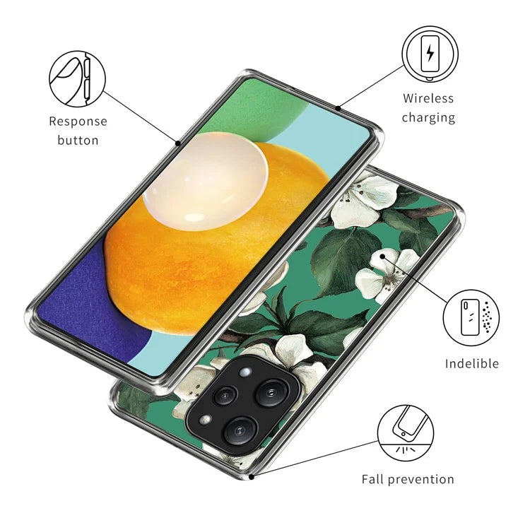 For Xiaomi Redmi 12 5G (Global) / Poco M6 Pro 5G TPU Phone Case Pattern Printing Back Cover