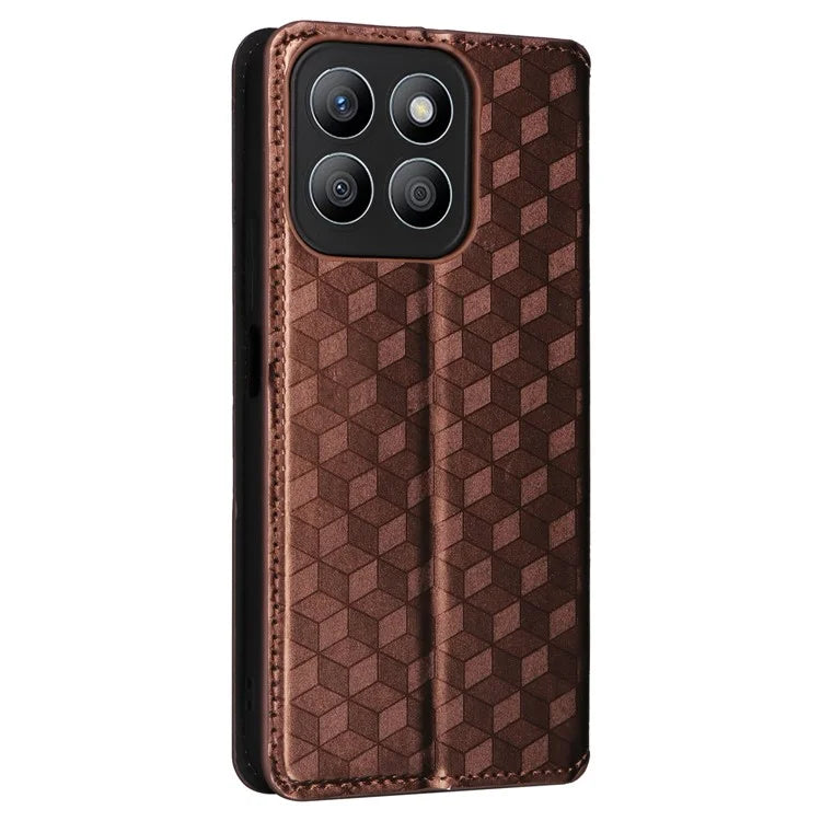 For Honor X8b 4G Wallet Case Magnetic Closing Leather Phone Cover