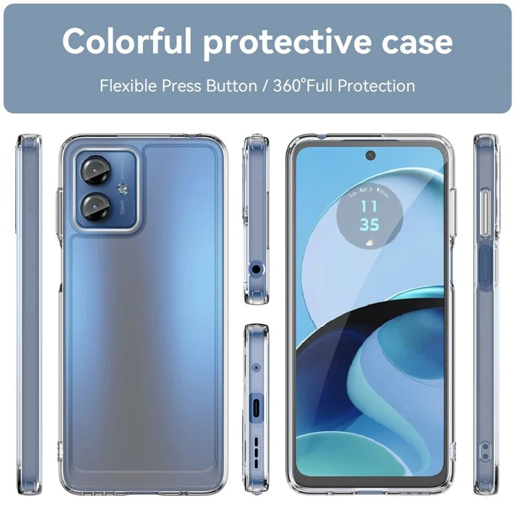 Candy Series for Motorola Moto G14 4G Cell Phone Case Clear TPU Protector Cover