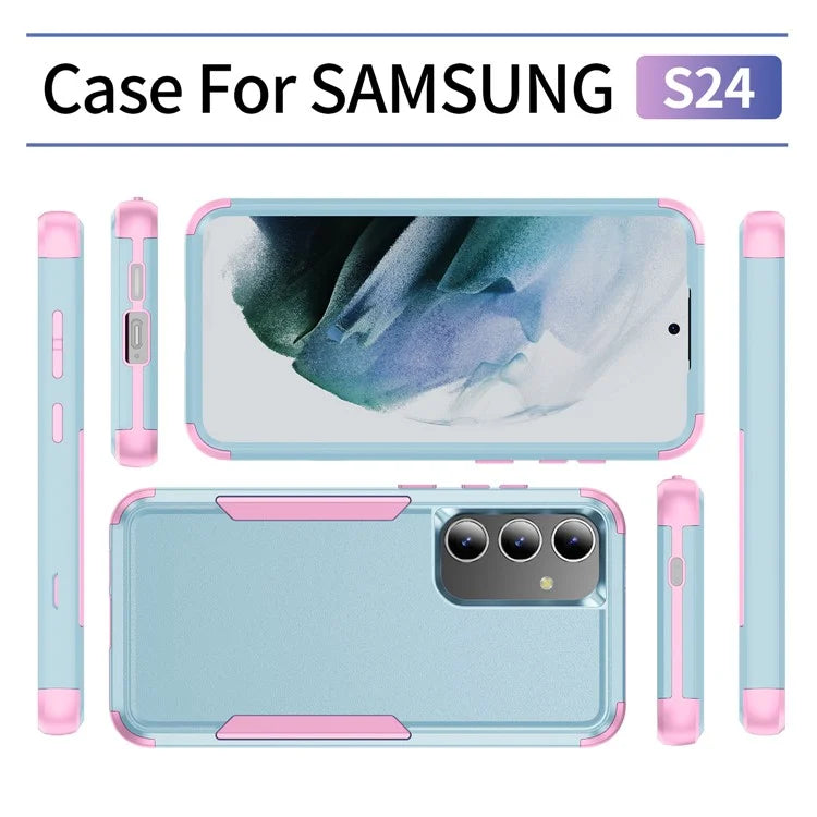 Commuter Series For Samsung Galaxy S24 Case 3-in-1 TPU+PC Anti-drop Back Cover