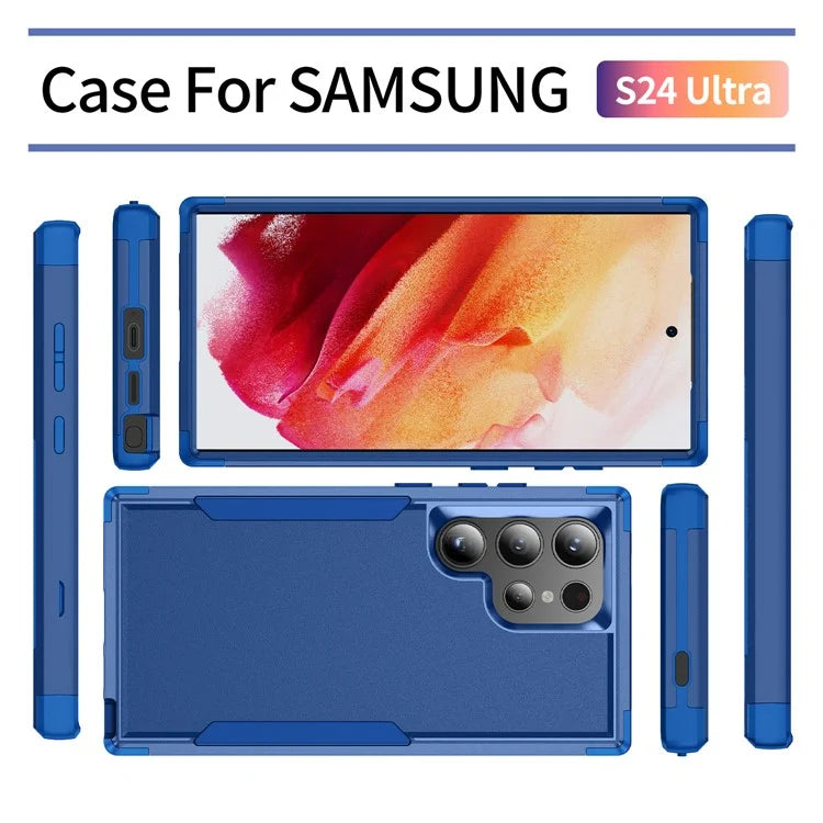 Commuter Series For Samsung Galaxy S24 Ultra Cell Phone Case TPU+PC Back Shell